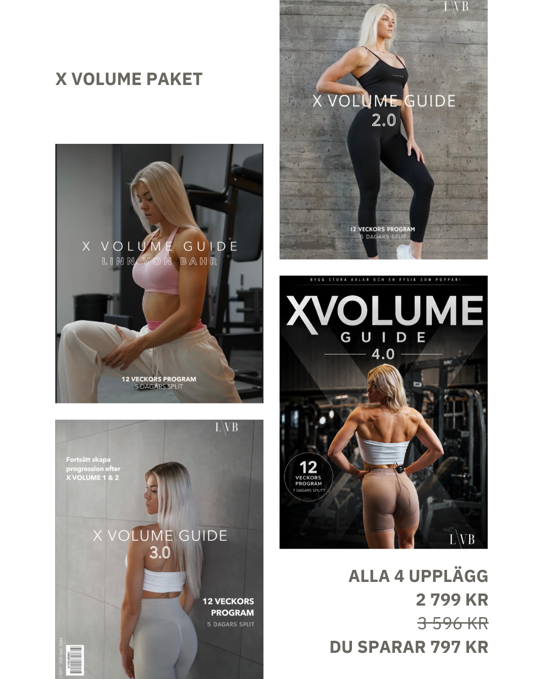 X Volume paket